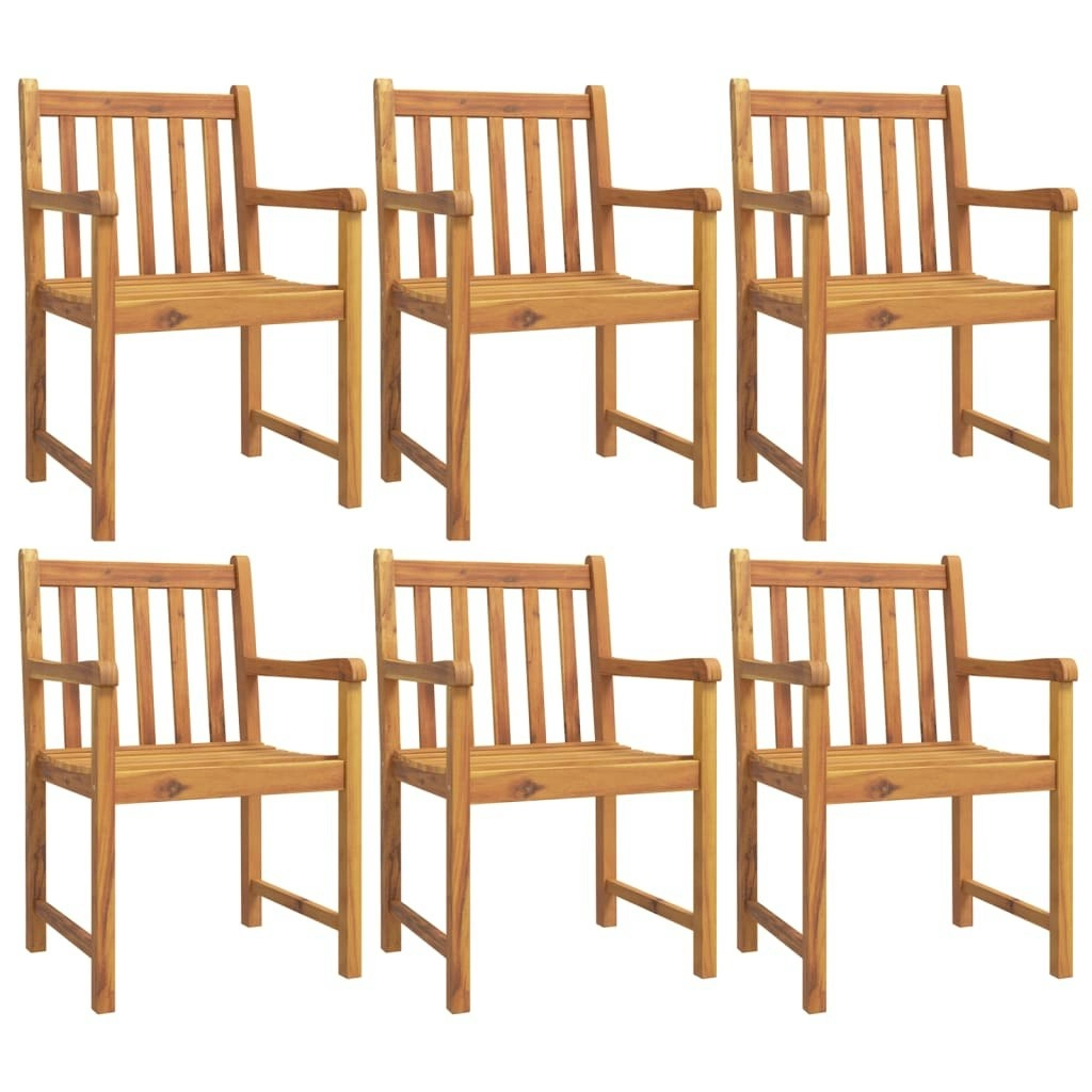 Garden Chairs 6 pcs 56x55.5x90 cm Solid Wood Acacia 3206273