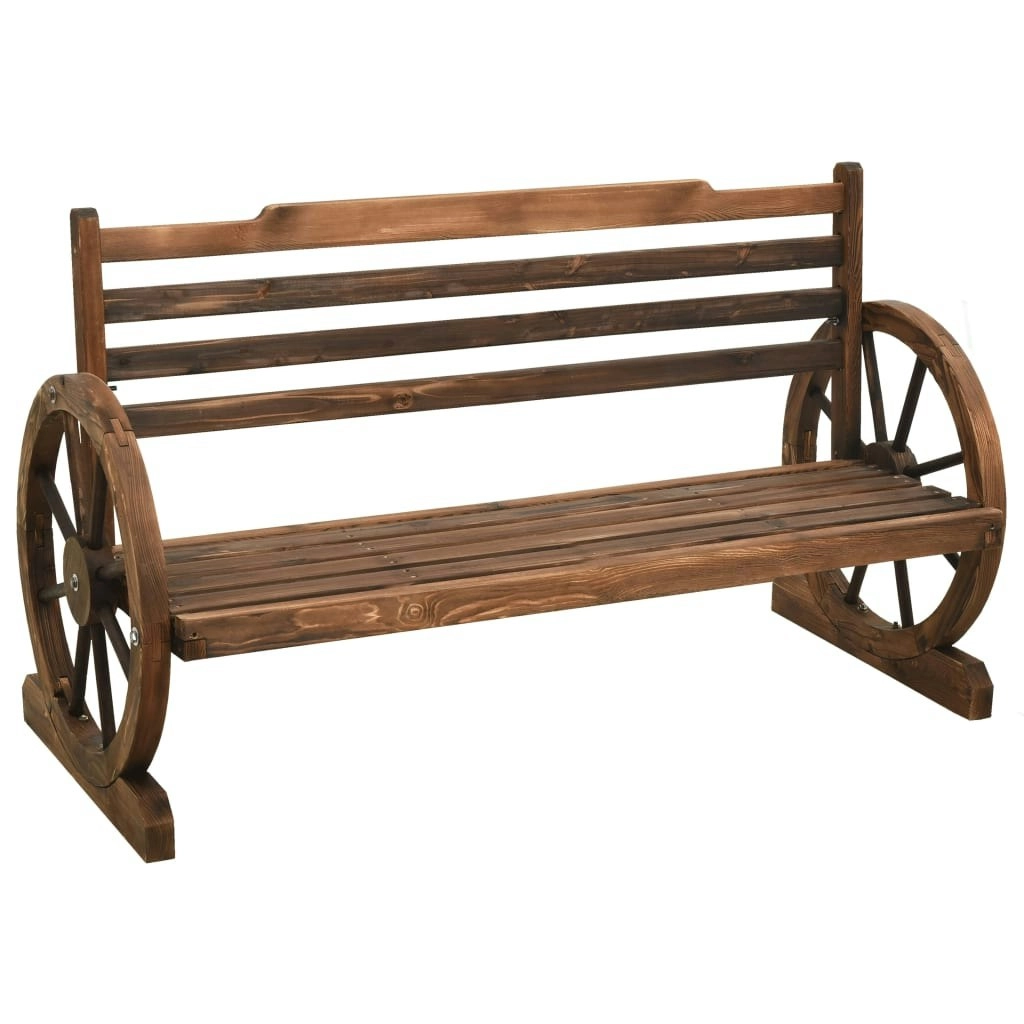 Garden Bench 112 cm Solid Firwood 313891