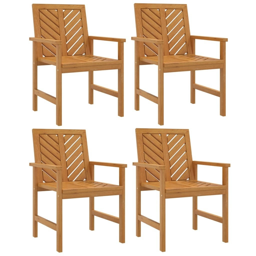 Garden Dining Chairs 4 pcs Solid Wood Acacia 3155975