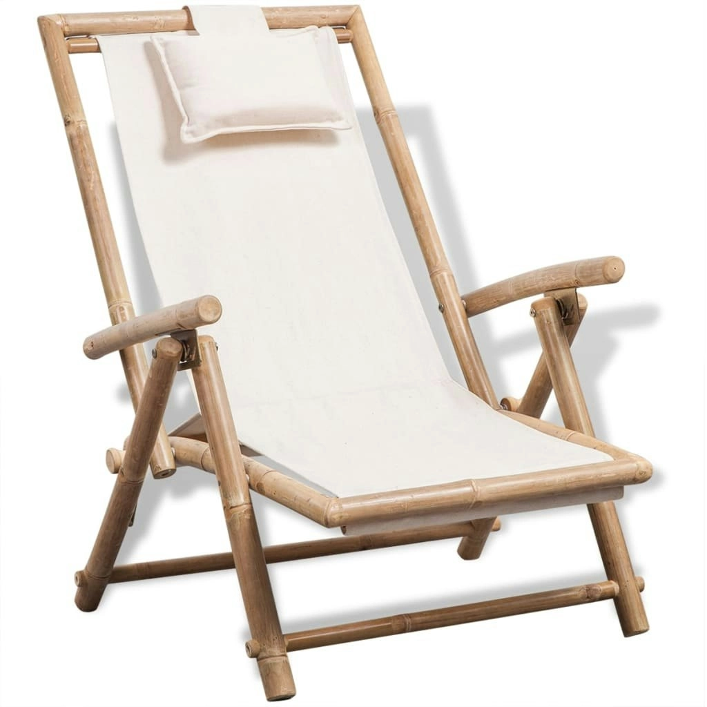 Outdoor Deck Chair Bamboo 41893