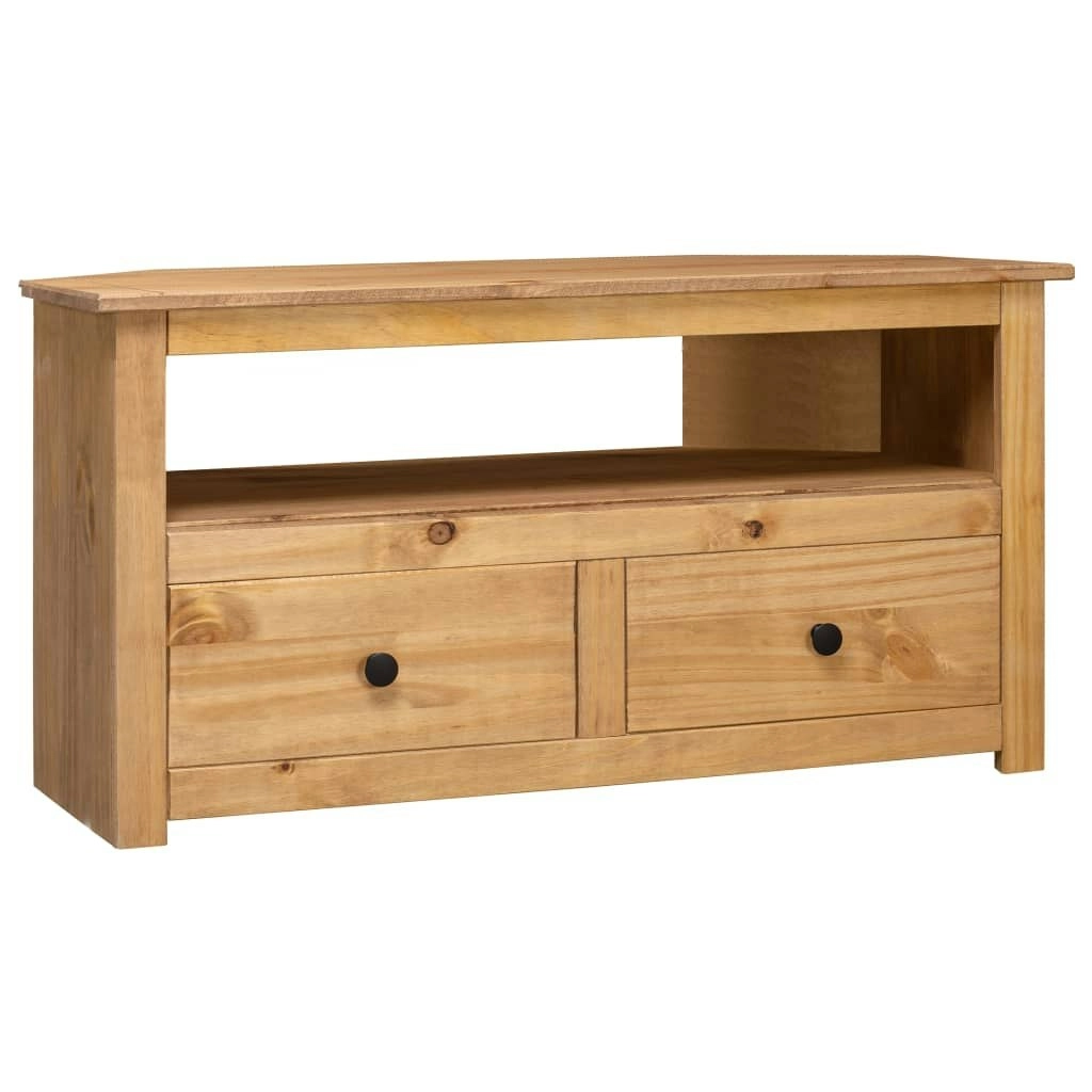 Corner TV Cabinet 93x49x49 cm Solid Pine Panama Range 282685