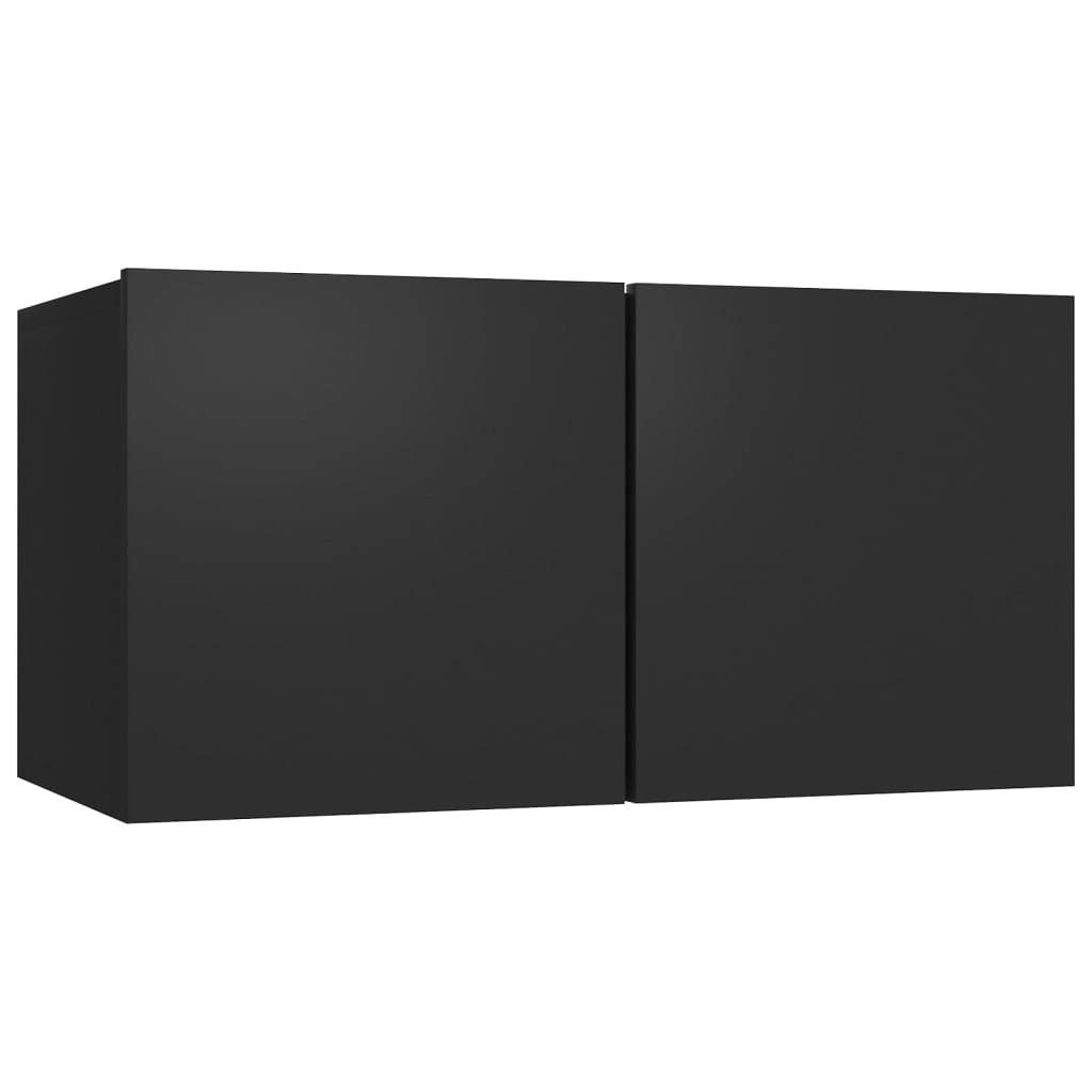 Hanging TV Cabinet Black 60x30x30 cm 804511