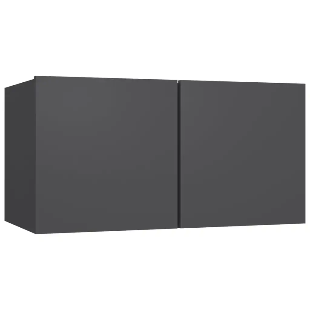 Hanging TV Cabinet Grey 60x30x30 cm 804514