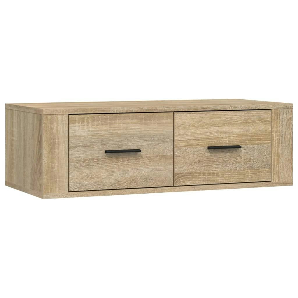 Hanging TV Cabinet Sonoma Oak 80x36x25 cm Engineered Wood 816835