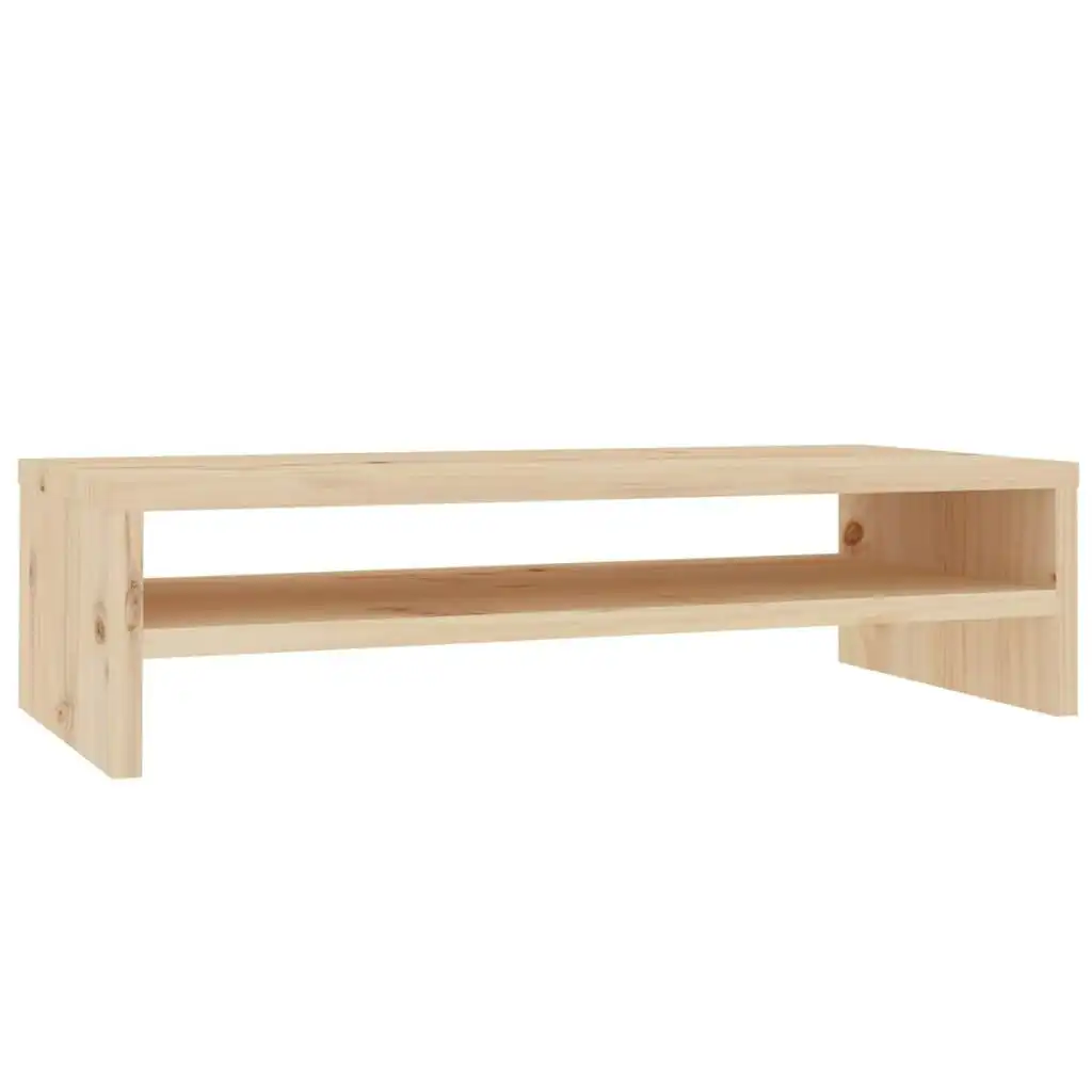 Monitor Stand 50x24x13 cm Solid Wood Pine 813914