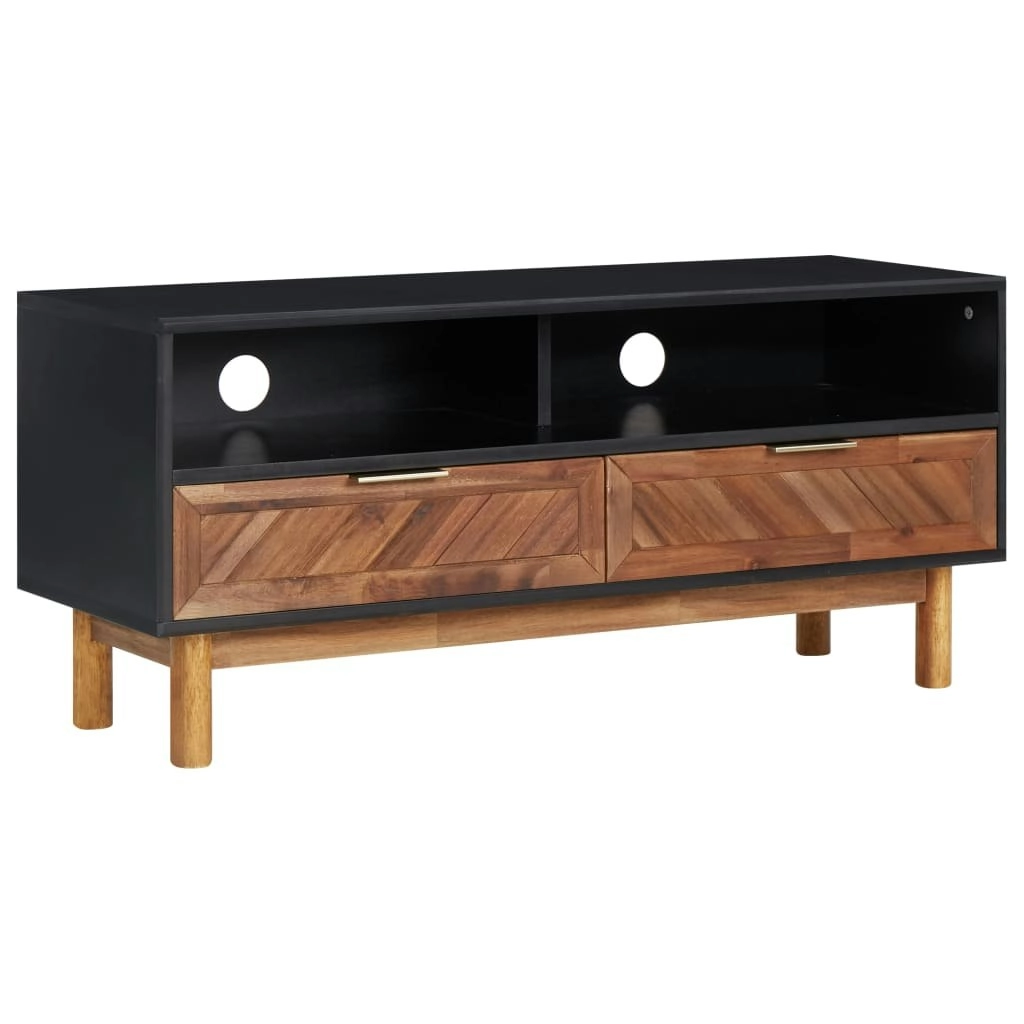 TV Cabinet 100x35x45 cm Solid Acacia Wood and MDF 289903