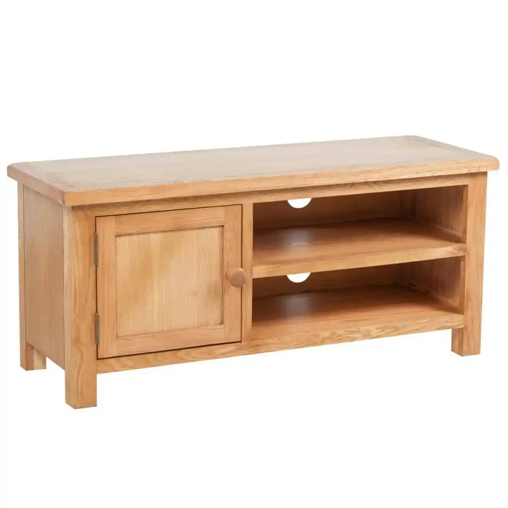 TV Cabinet 103 x 36 x 46 cm Solid Oak Wood 241679