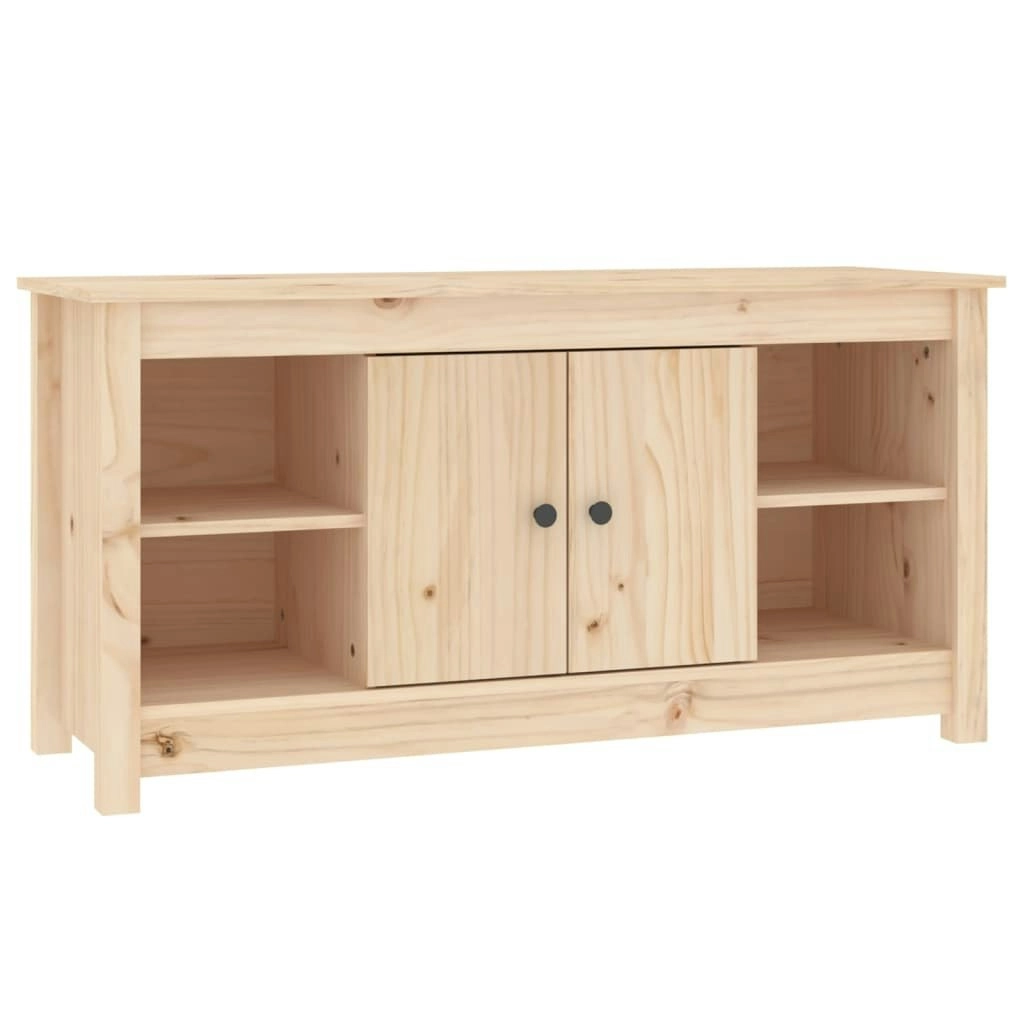 TV Cabinet 103x36.5x52 cm Solid Wood Pine 814574