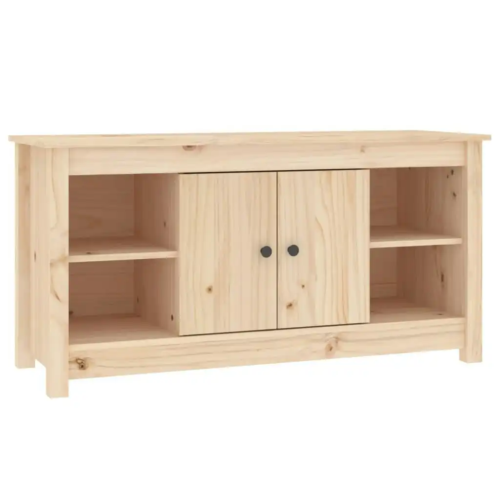 TV Cabinet 103x36.5x52 cm Solid Wood Pine 814574