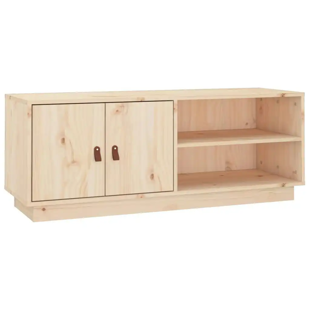 TV Cabinet 105x34x40 cm Solid Wood Pine 818220