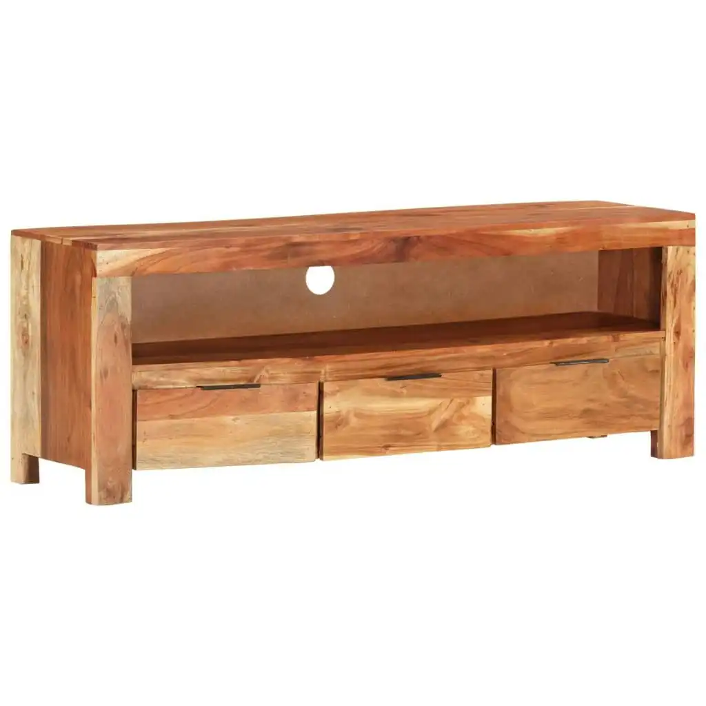 TV Cabinet 110x30x40 cm Solid Wood Acacia 338027