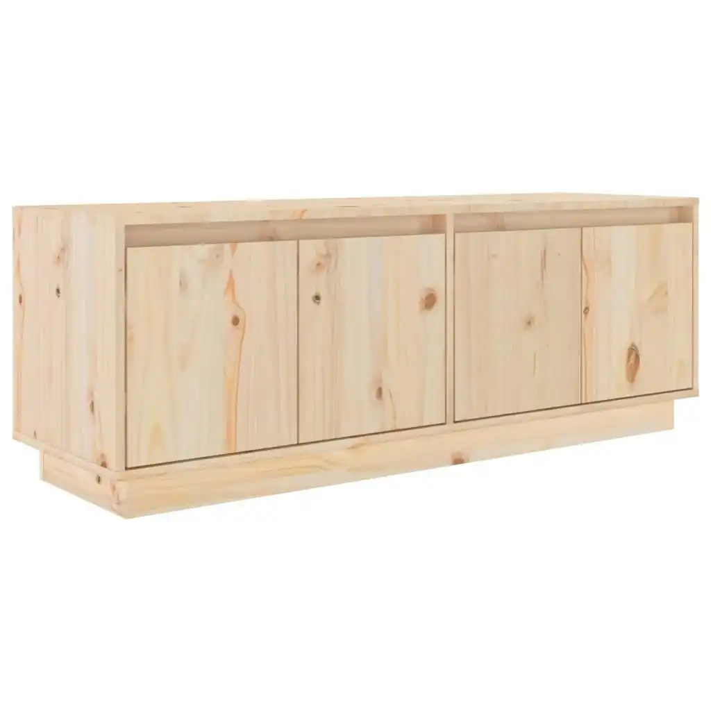 TV Cabinet 110x34x40 cm Solid Wood Pine 813849