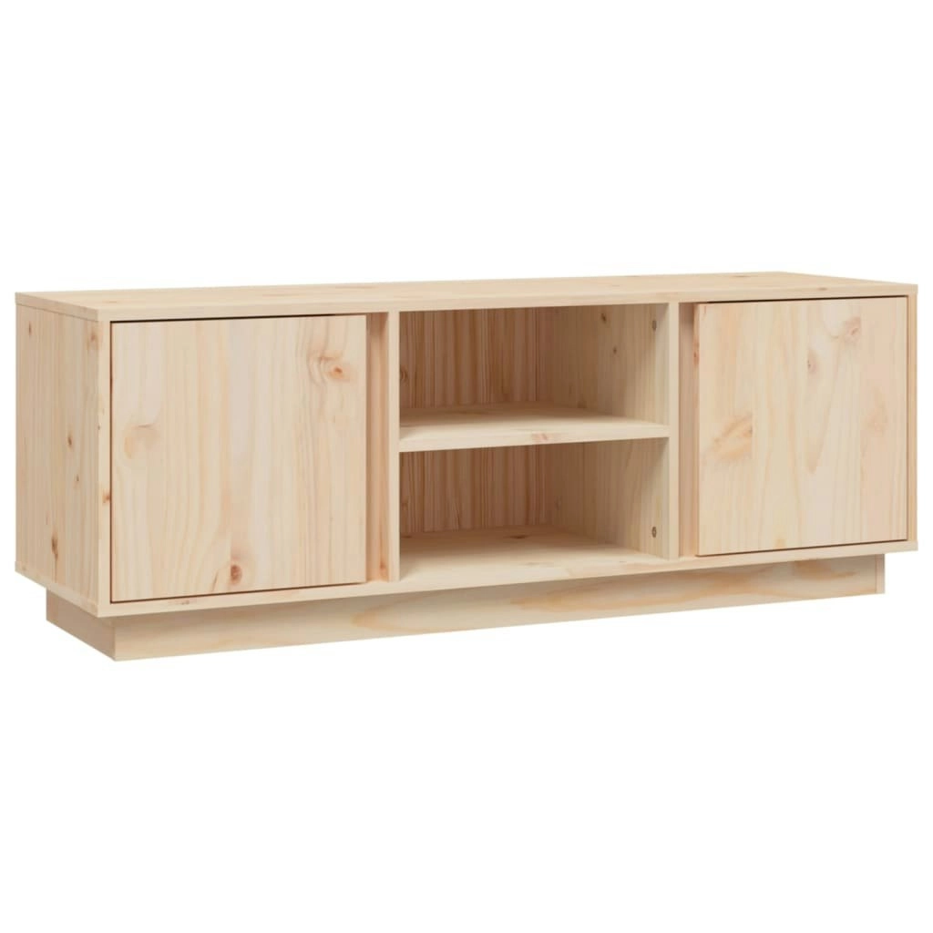 TV Cabinet 110x35x40.5 cm Solid Wood Pine 814474