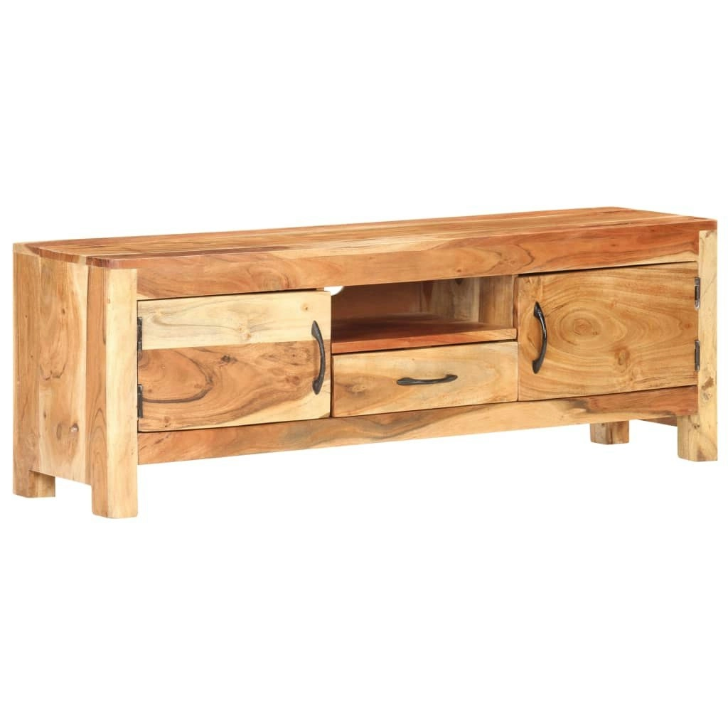 TV Cabinet 116x30x40 cm Solid Acacia Wood 320473