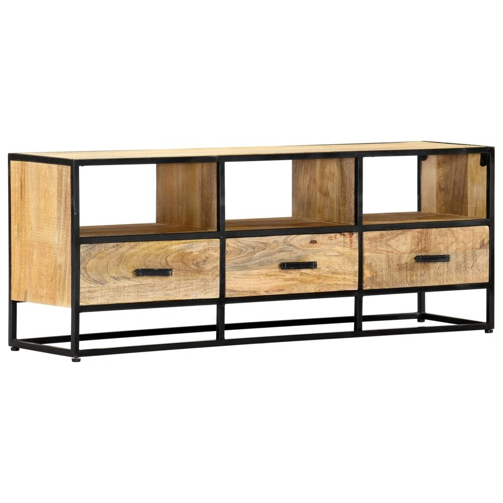 TV Cabinet 120x30x45 cm Solid Mango Wood 247742