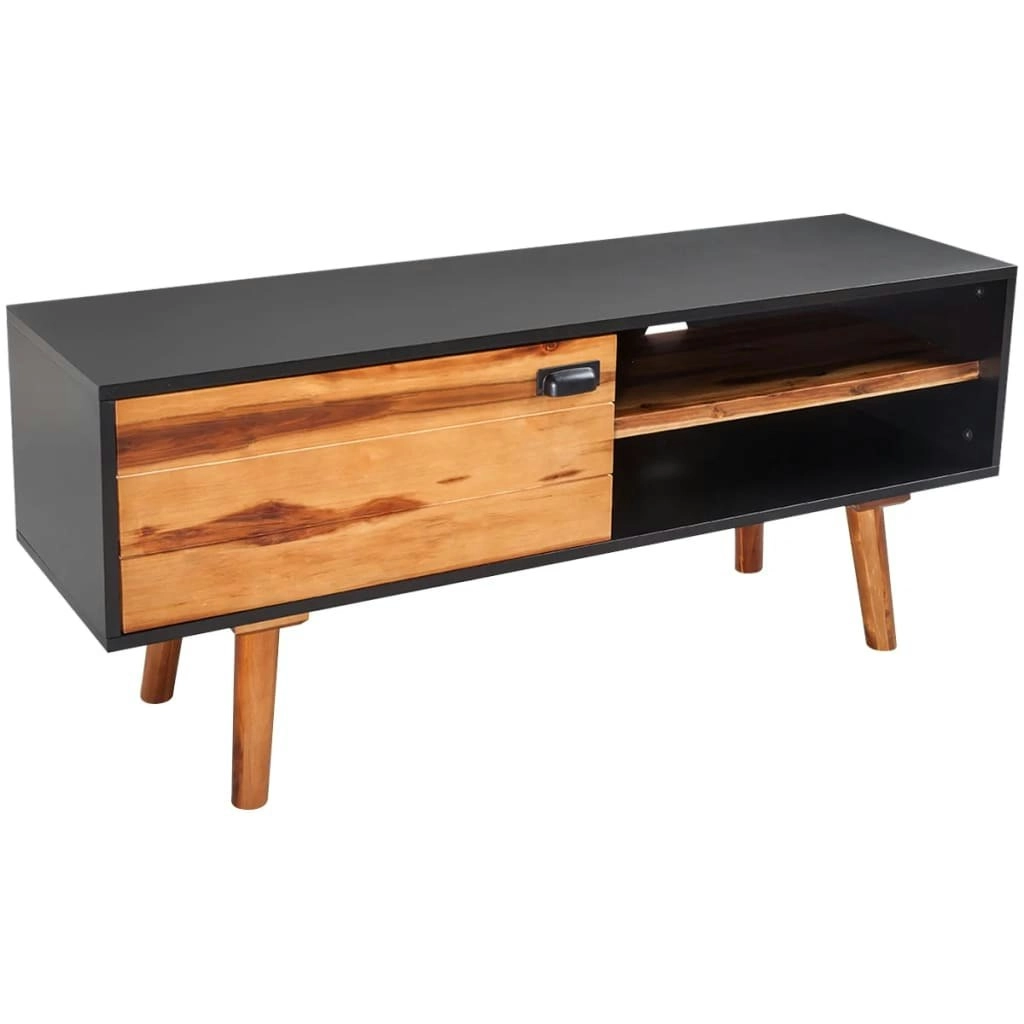 TV Cabinet 120x35x50 cm Solid Acacia Wood 243174