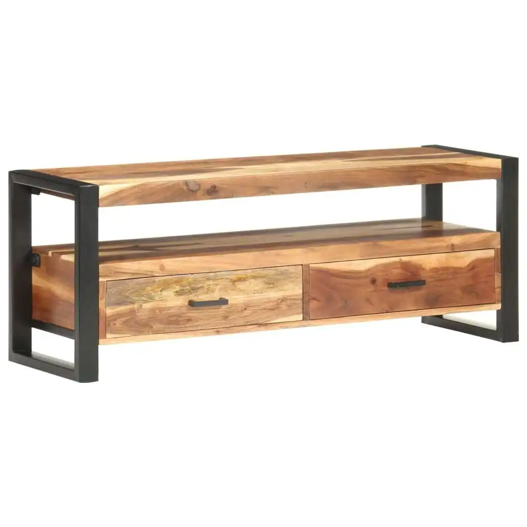 TV Cabinet 120x35x45 cm Solid Wood with Honey Finish 321551