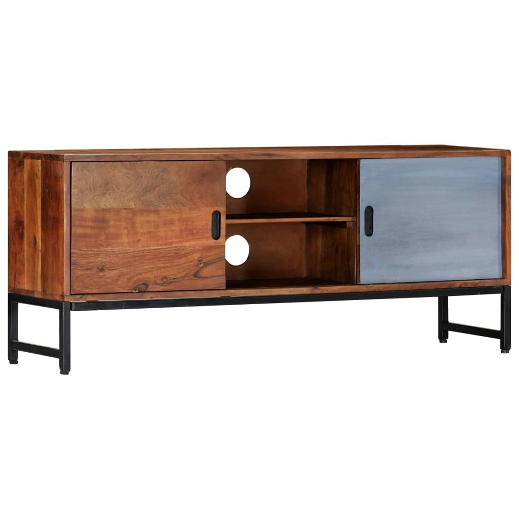 TV Cabinet 120x30x49 cm Solid Acacia Wood 247709