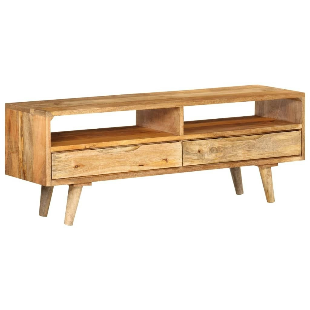 TV Cabinet 140x30x41 cm Solid Wood Mango 352783