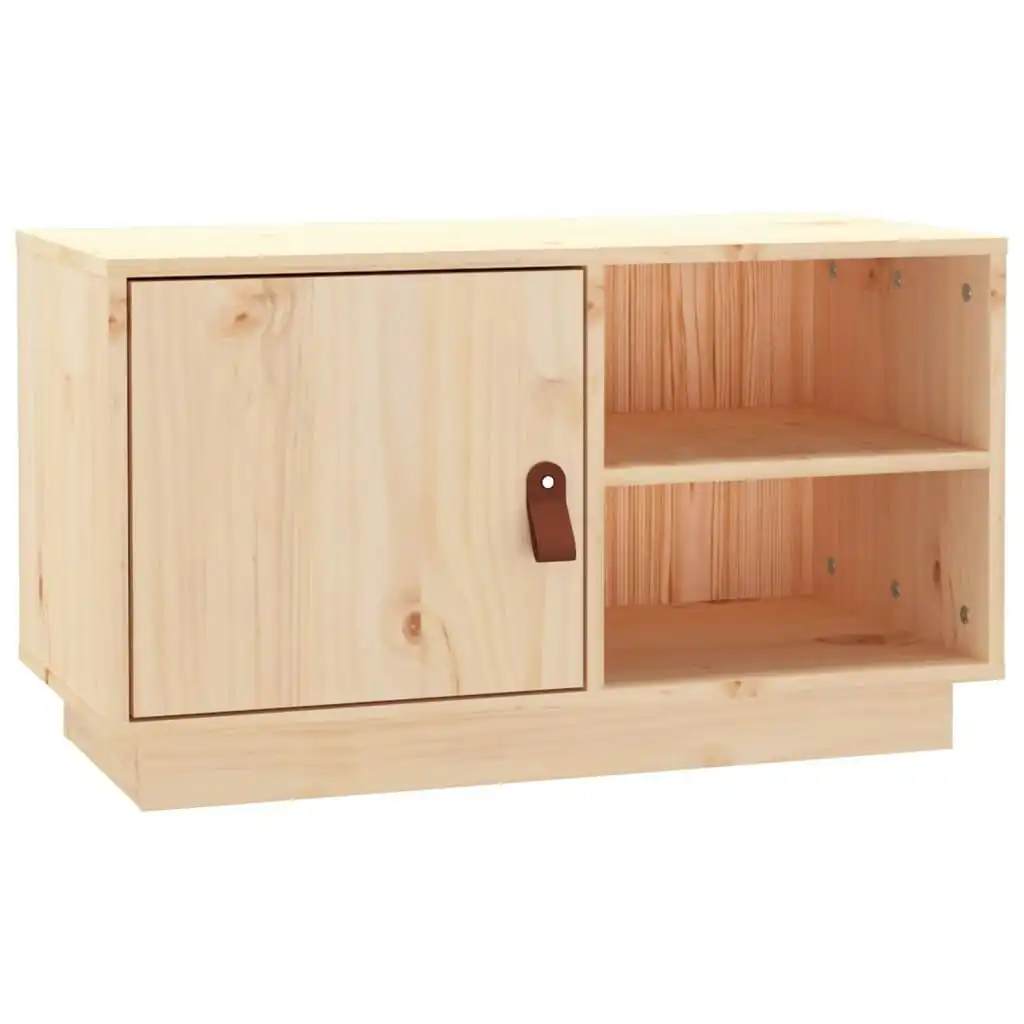 TV Cabinet 70x34x40 cm Solid Wood Pine 818235