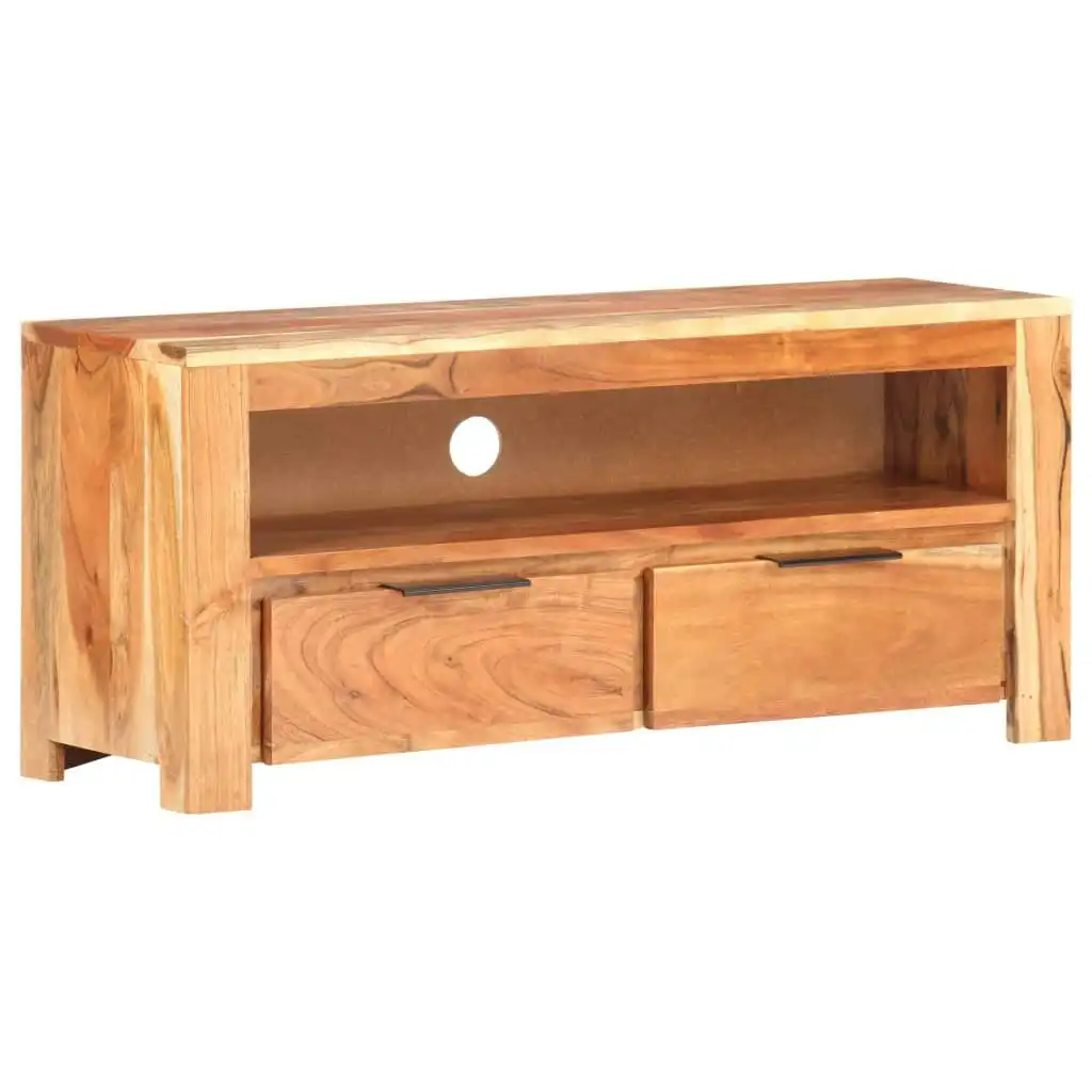 TV Cabinet 90x30x40 cm Solid Acacia Wood 320204