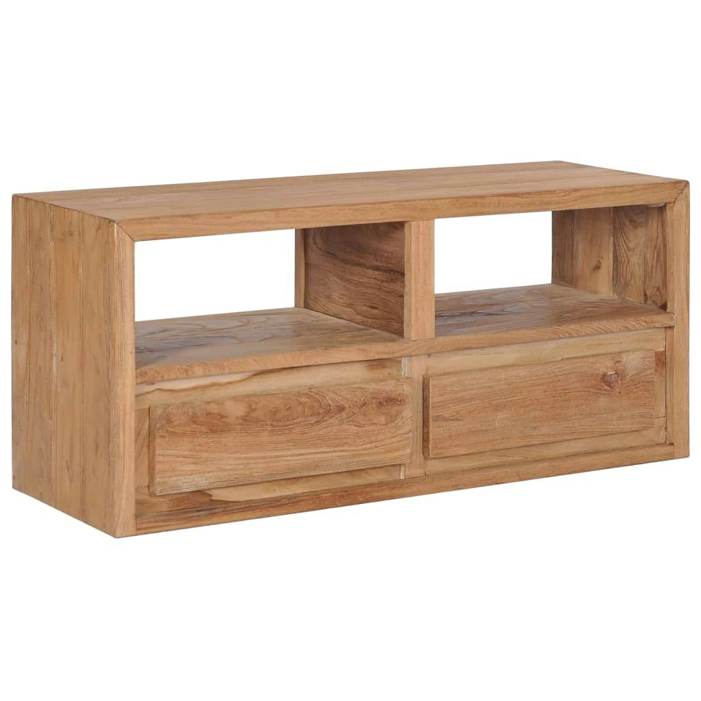 TV Cabinet 90x30x40 cm Solid Teak Wood 282848