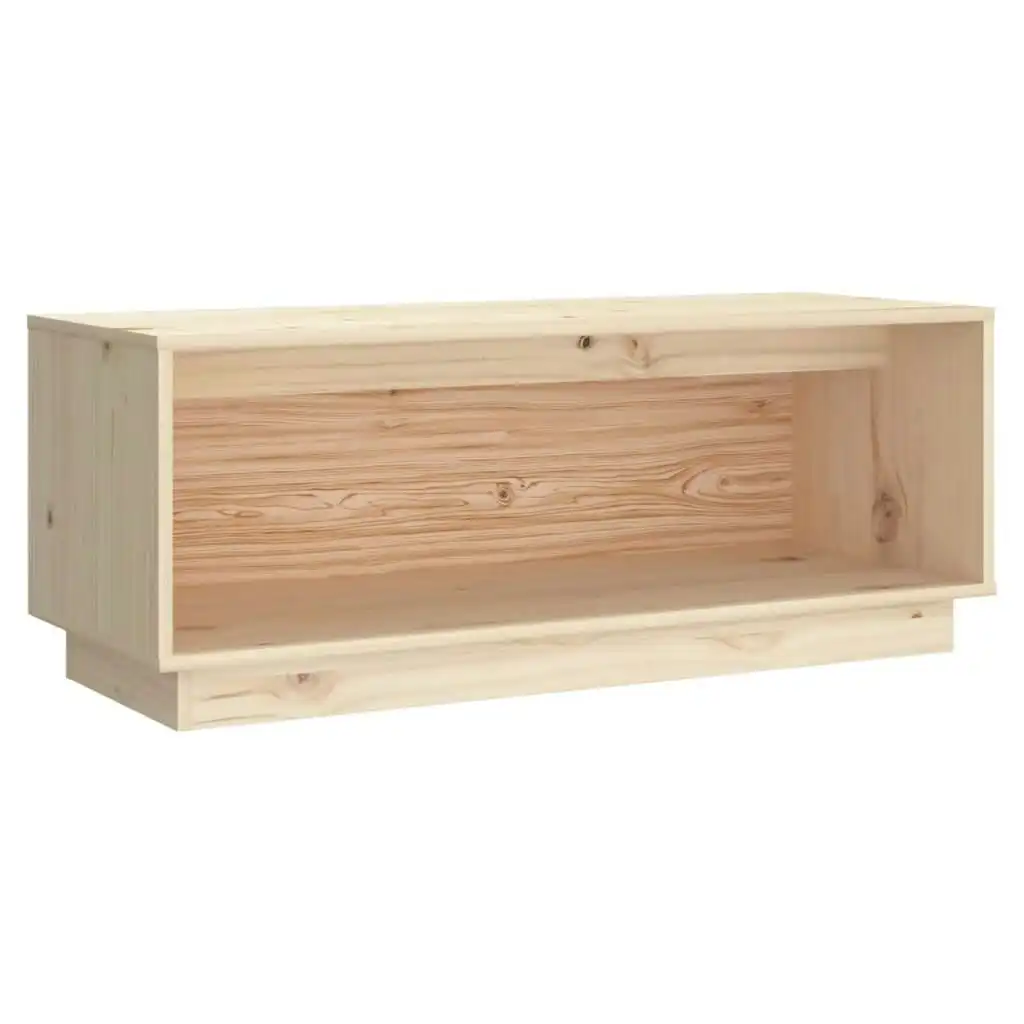 TV Cabinet 90x35x35 cm Solid Wood Pine 813829