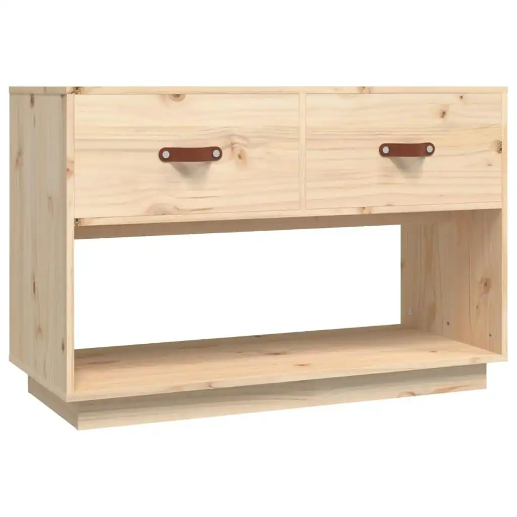 TV Cabinet 90x40x60 cm Solid Wood Pine 821522