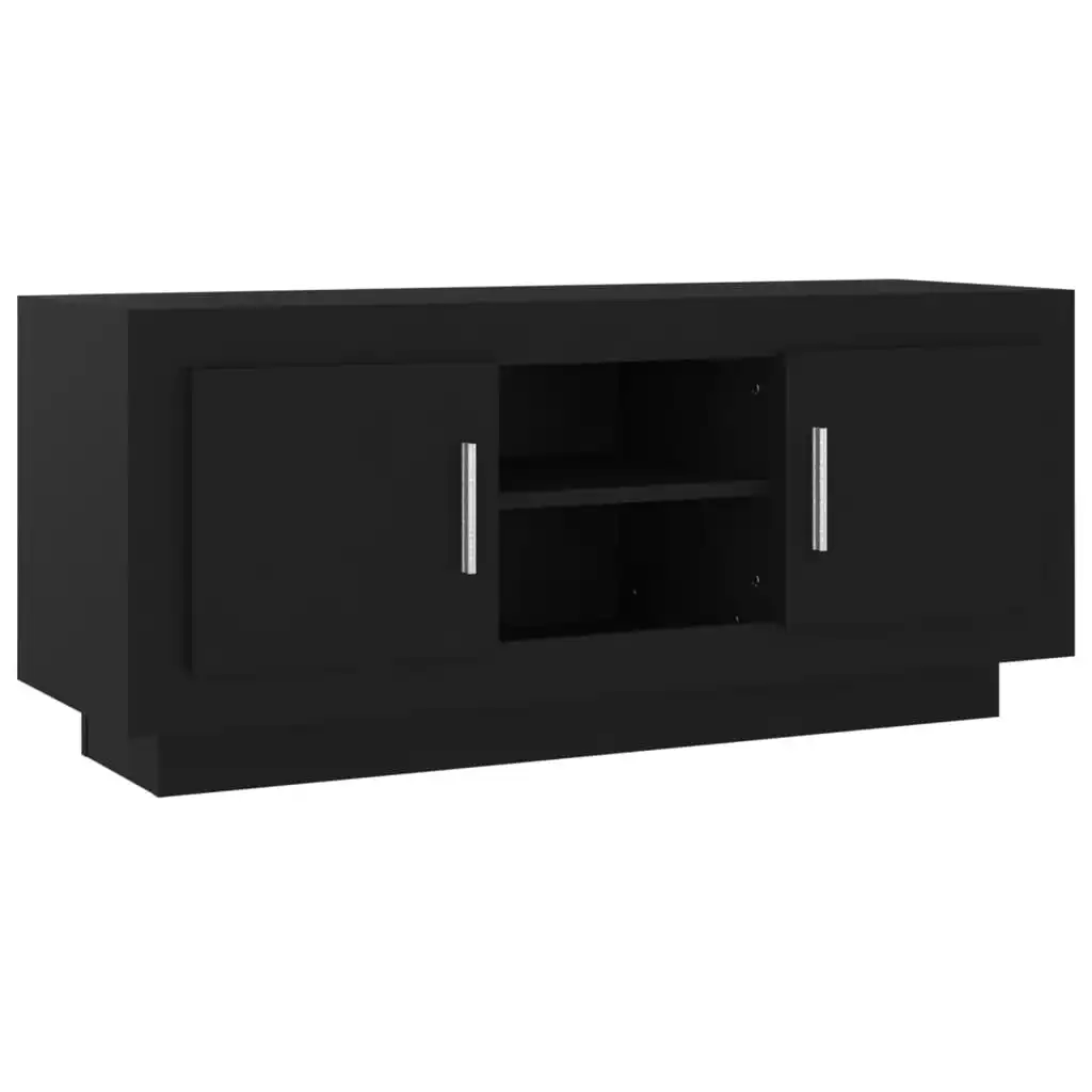 TV Cabinet Black 102x35x45 cm Engineered Wood 811791