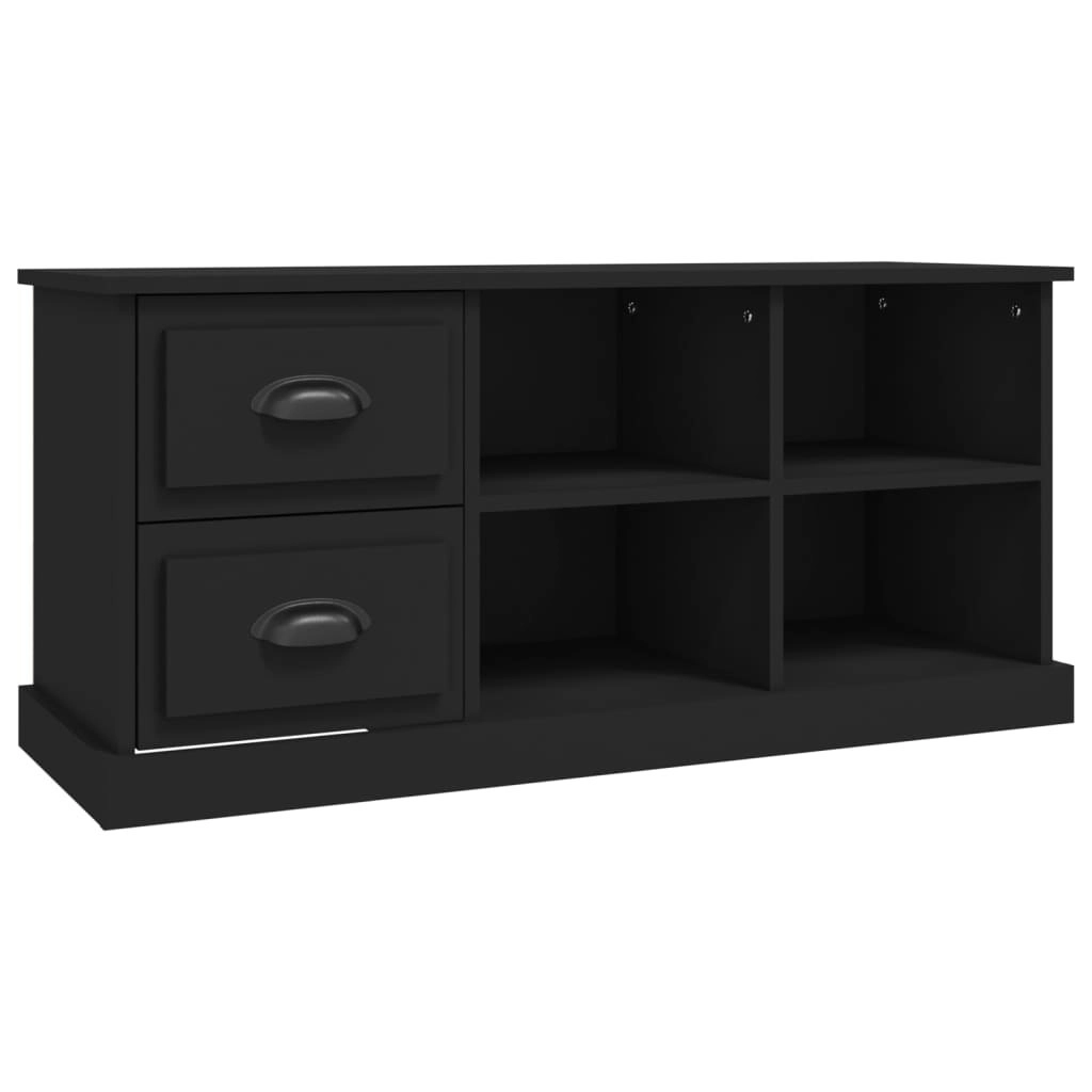 TV Cabinet Black 102x35.5x47.5 cm Engineered Wood 816177