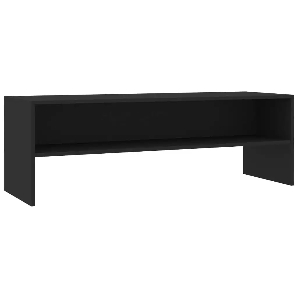 TV Cabinet Black 120x40x40 cm Engineered Wood 800037