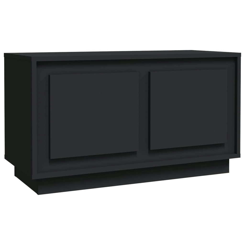 TV Cabinet Black 80x35x45 cm Engineered Wood 819853