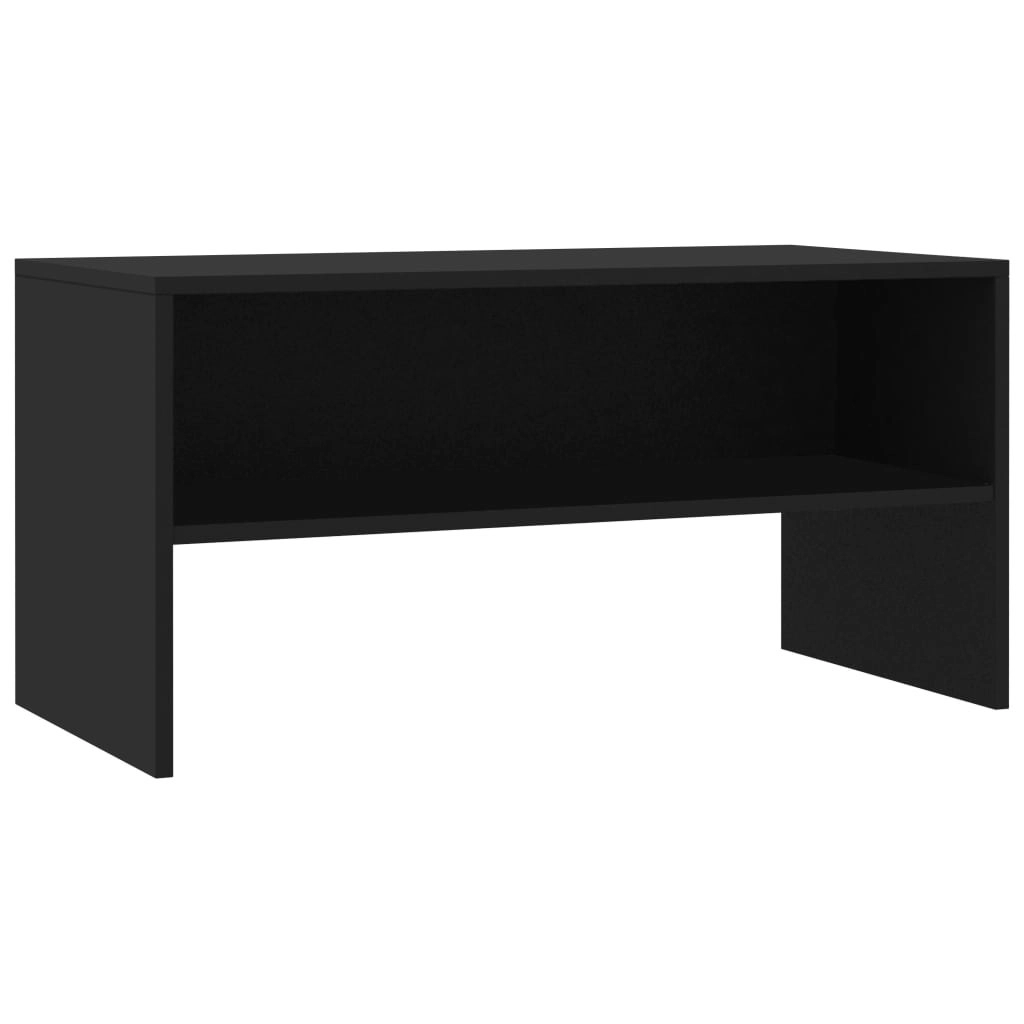 TV Cabinet Black 80x40x40 cm Engineered Wood 800055