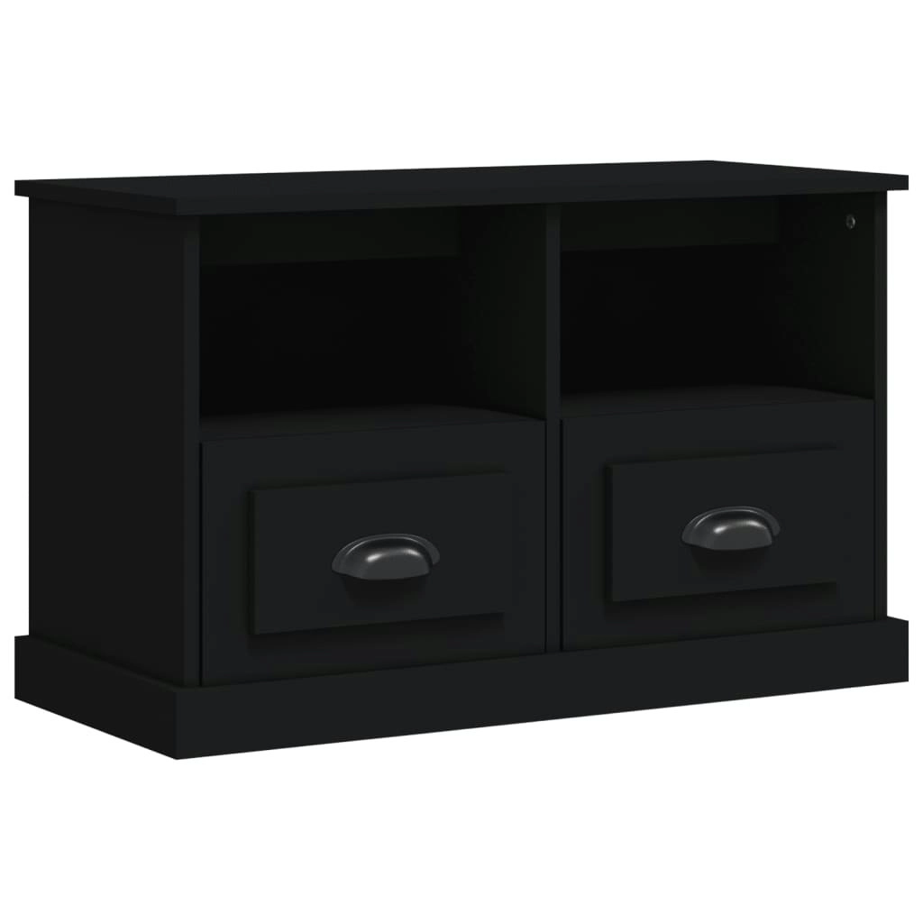 TV Cabinet Black 80x35x50 cm Engineered Wood 816281