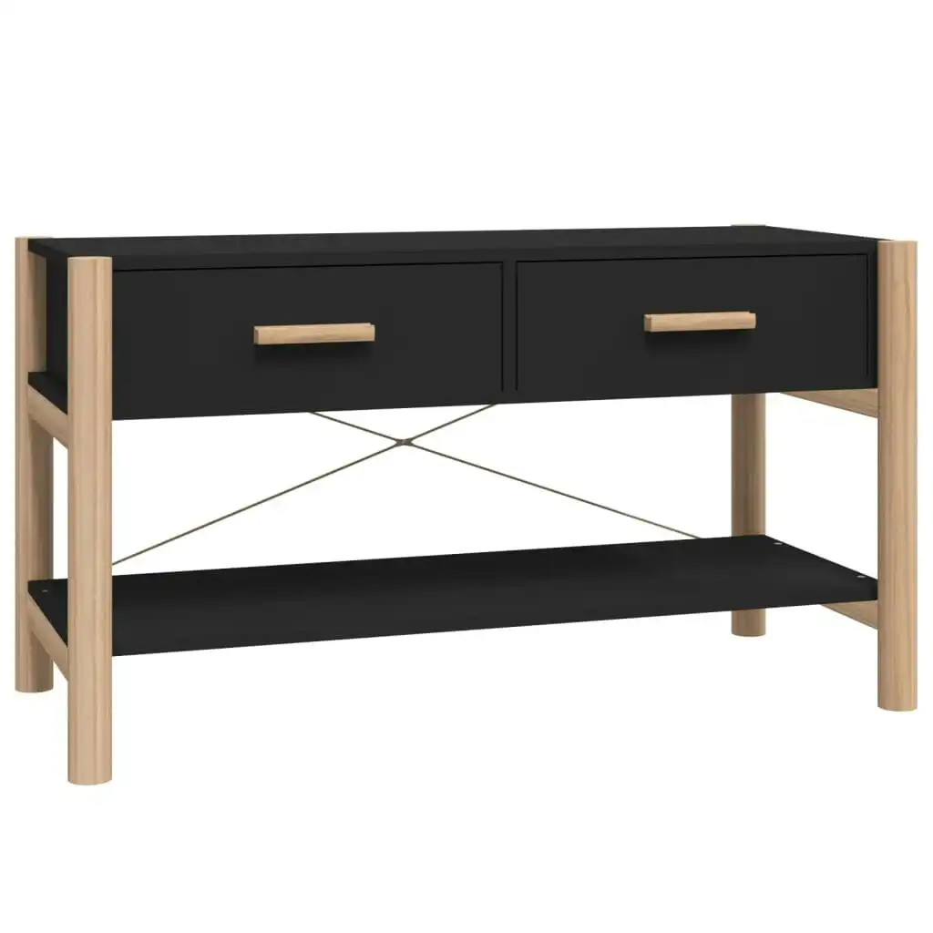 TV Cabinet Black 82x38x45 cm Engineered Wood 345661