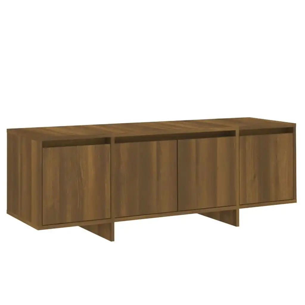 TV Cabinet Brown Oak 120x30x40.5 cm Engineered Wood 813052