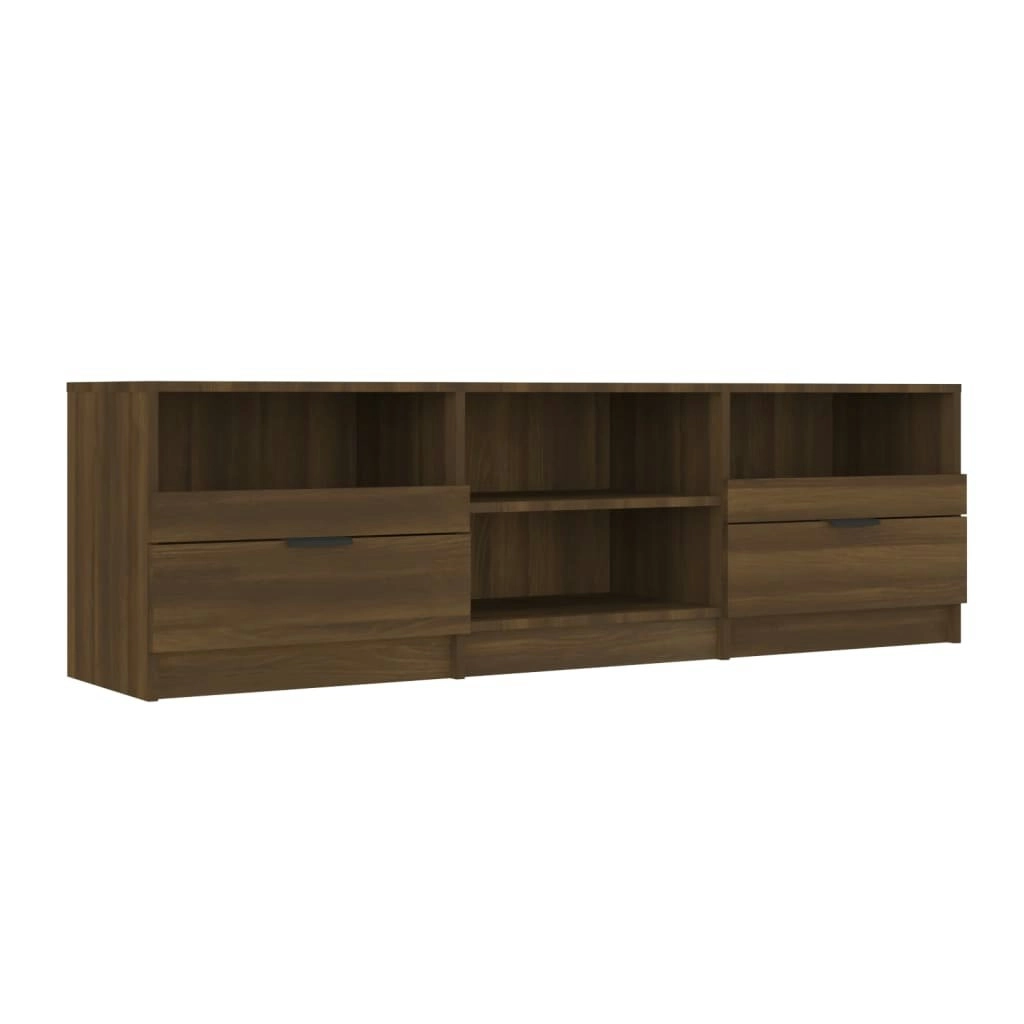 TV Cabinet Brown Oak 150x33.5x45 cm Engineered Wood 817116