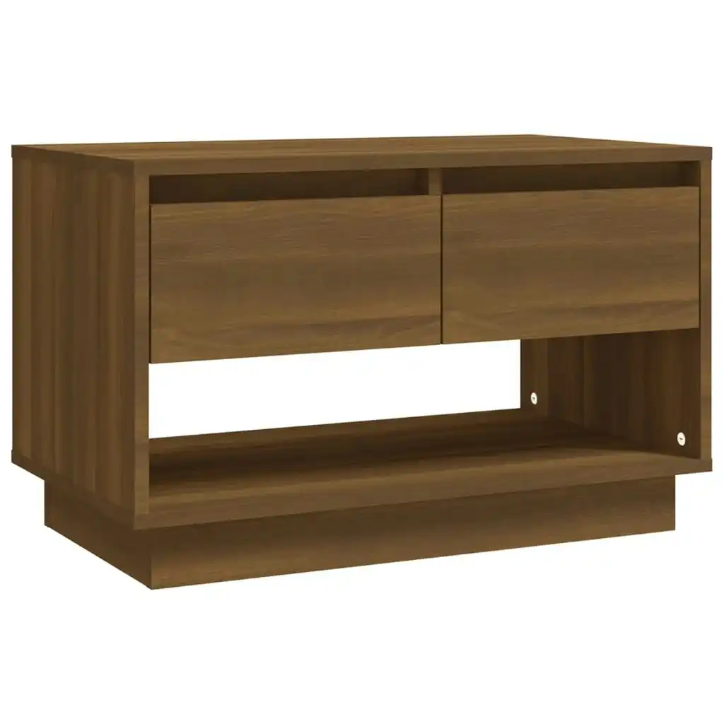 TV Cabinet Brown Oak 70x41x44 cm Engineered Wood 812977