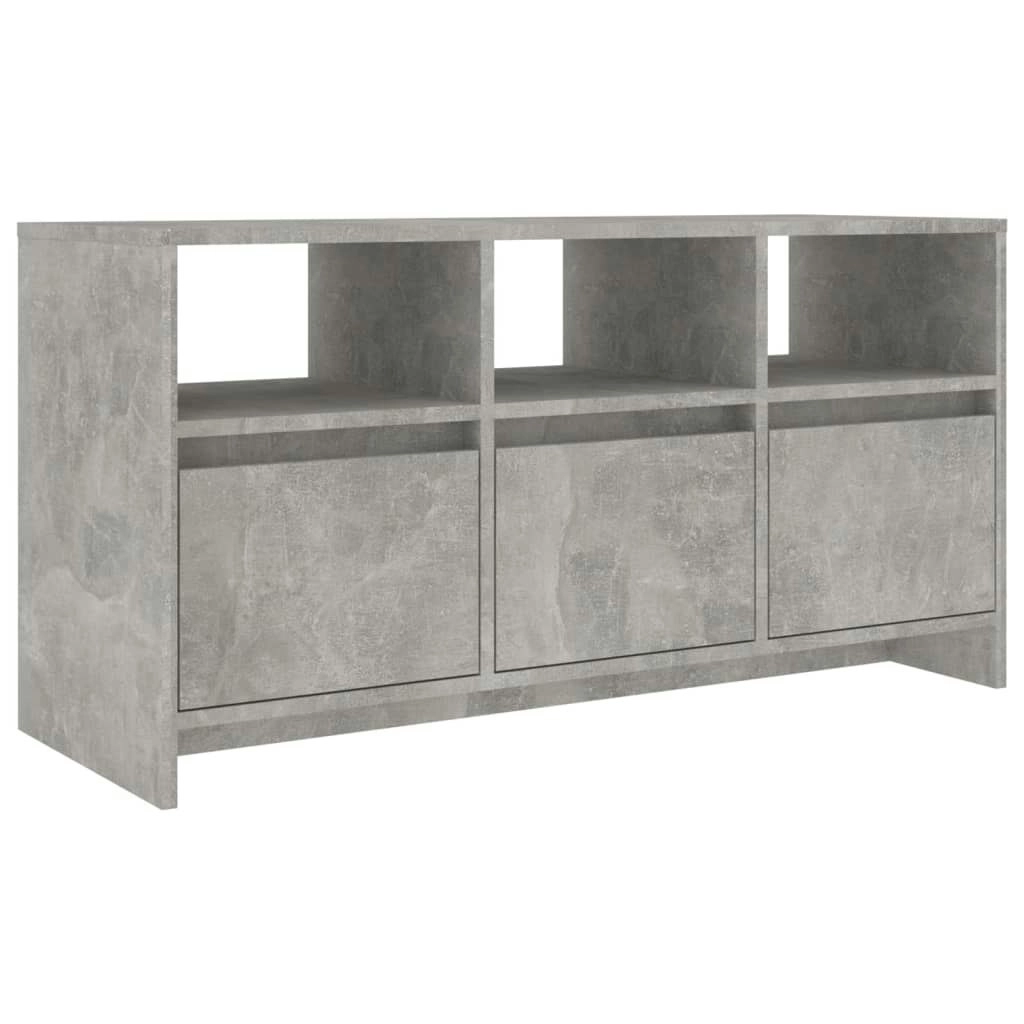 TV Cabinet Concrete Grey 102x37.5x52.5 cm Engineered Wood 809804