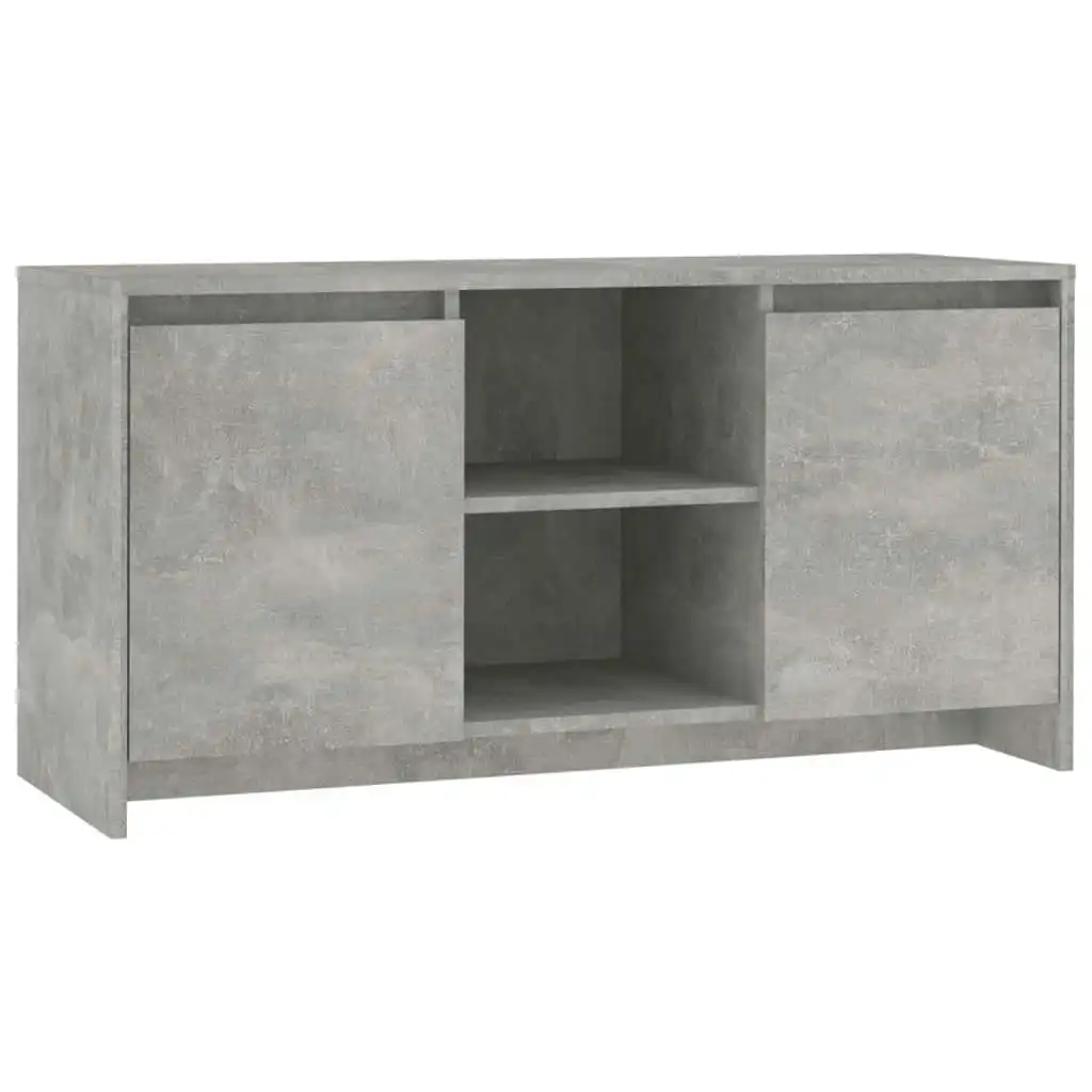 TV Cabinet Concrete Grey 102x37.5x52.5 cm Engineered Wood 809795