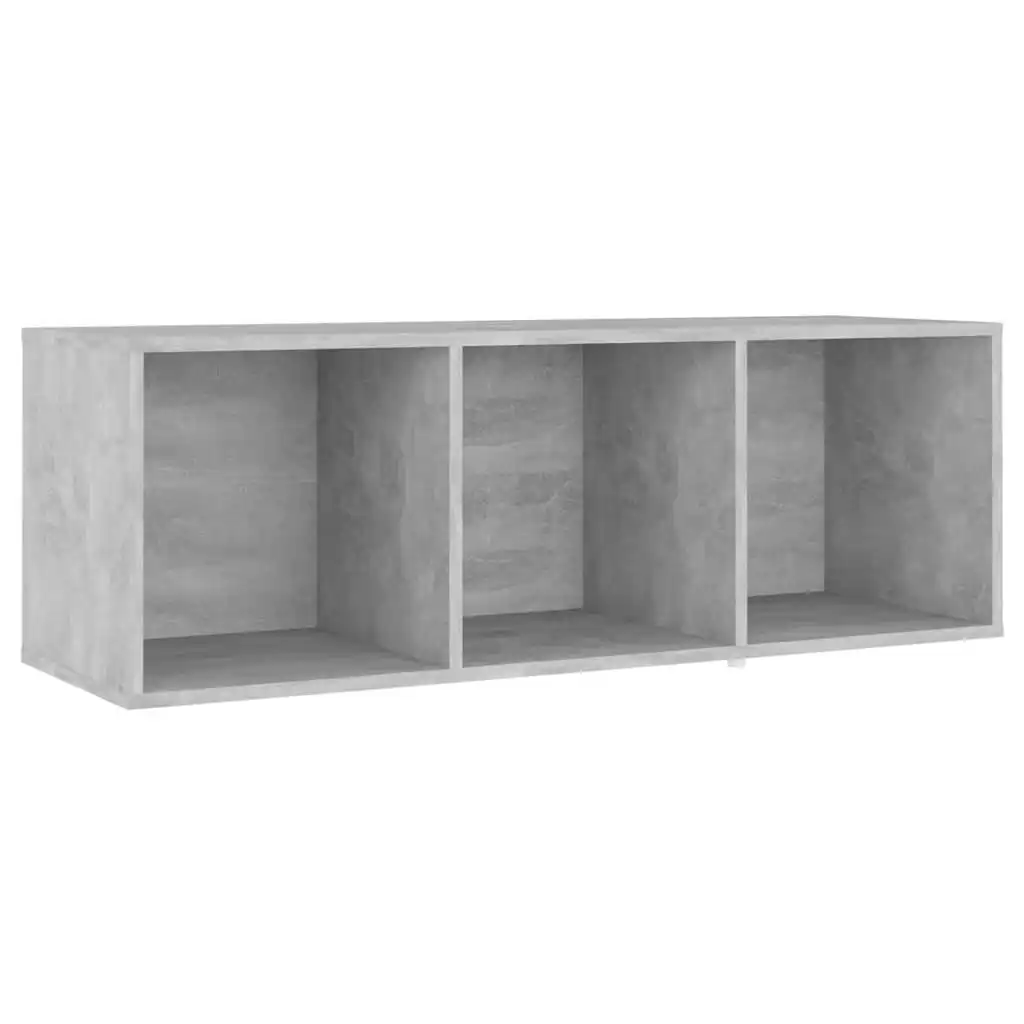 TV Cabinet Concrete Grey 107x35x37 cm Engineered Wood 805538