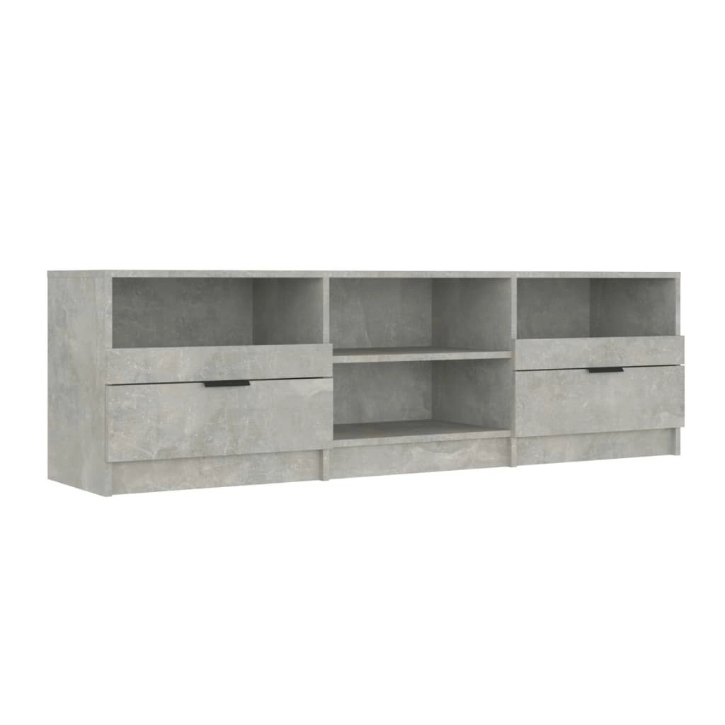 TV Cabinet Concrete Grey 150x33.5x45 cm Engineered Wood 811461