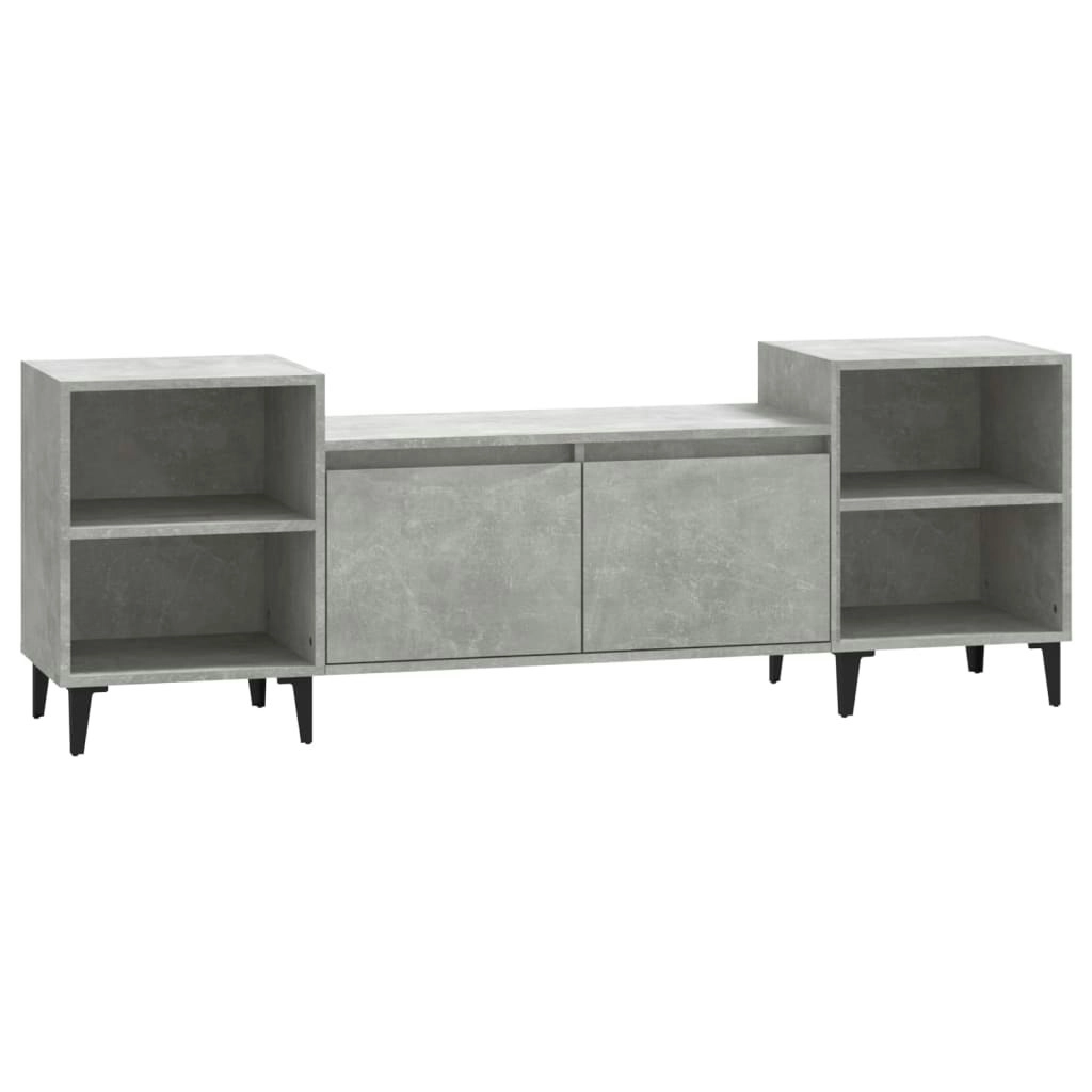 TV Cabinet Concrete Grey 160x35x55 cm Engineered Wood 821200