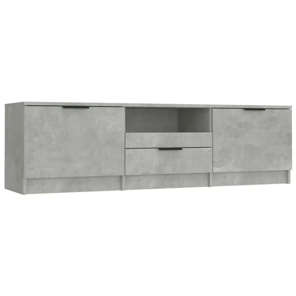 TV Cabinet Concrete Grey 140x35x40 cm Engineered Wood 811452