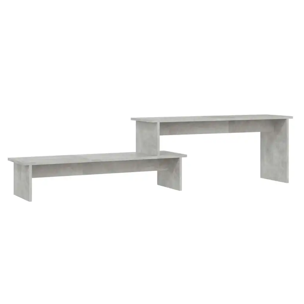 TV Cabinet Concrete Grey 180x30x43 cm Engineered Wood 806269