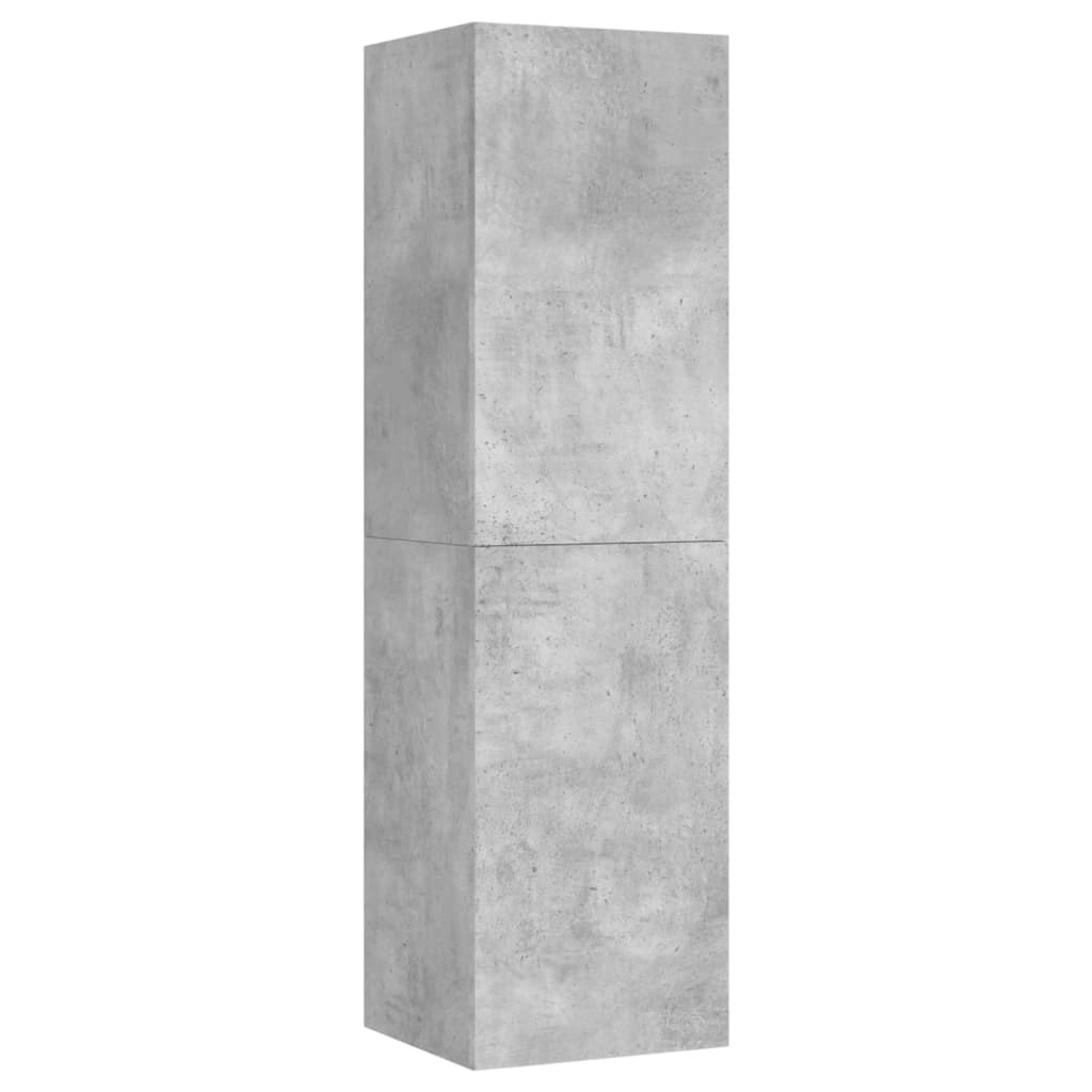 TV Cabinet Concrete Grey 30.5x30x110 cm Engineered Wood 803370