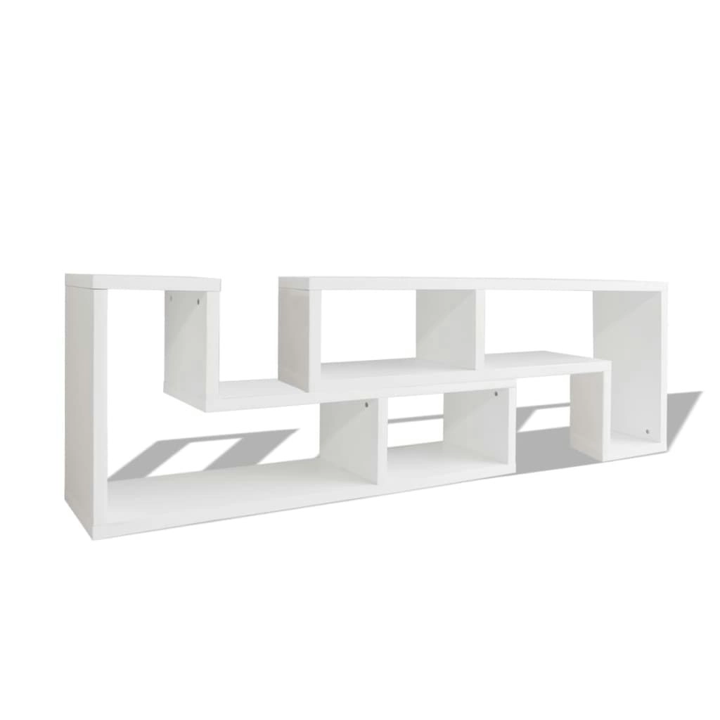 TV Cabinet Double L-Shaped White 243066