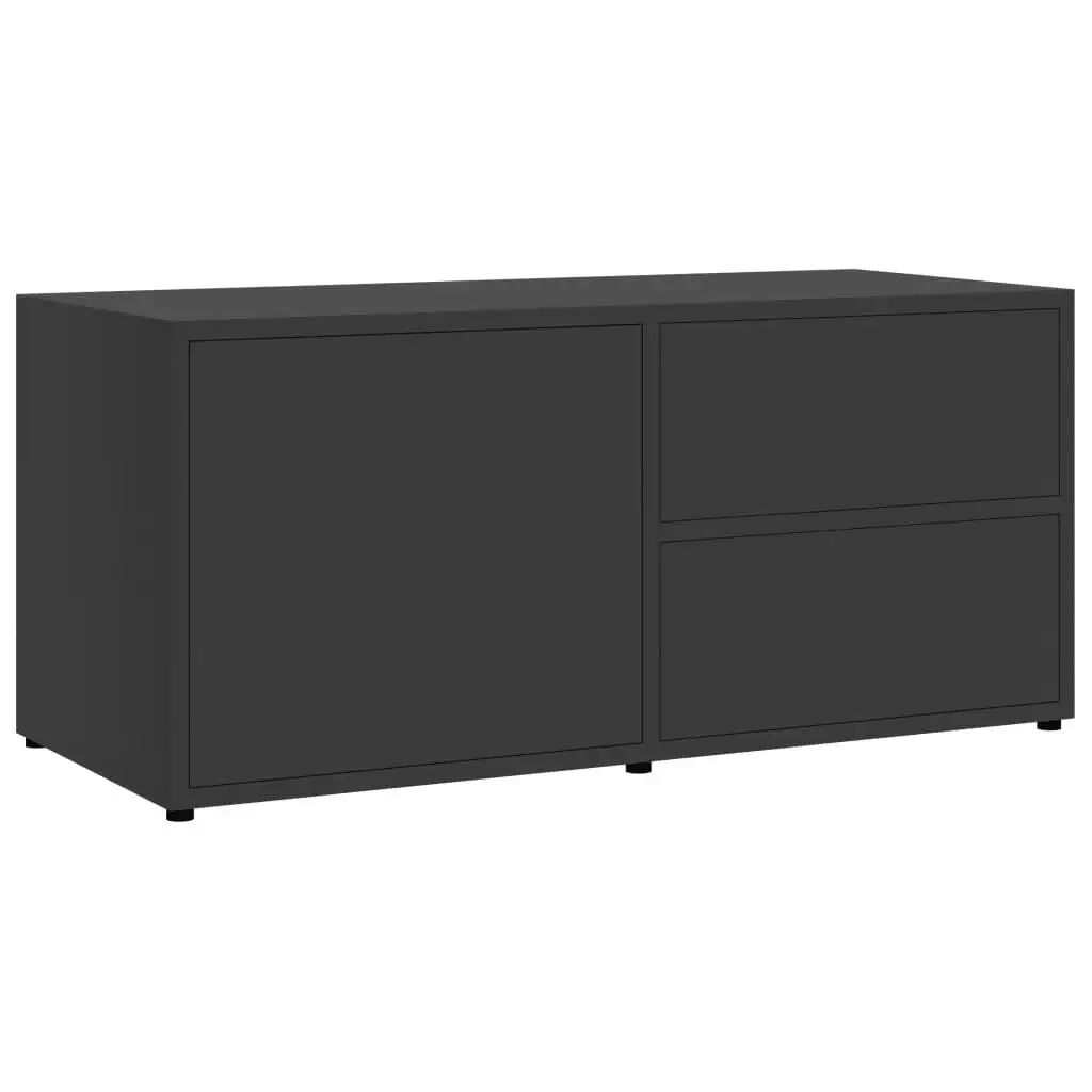 TV Cabinet Grey 80x34x36 cm Engineered Wood 801852