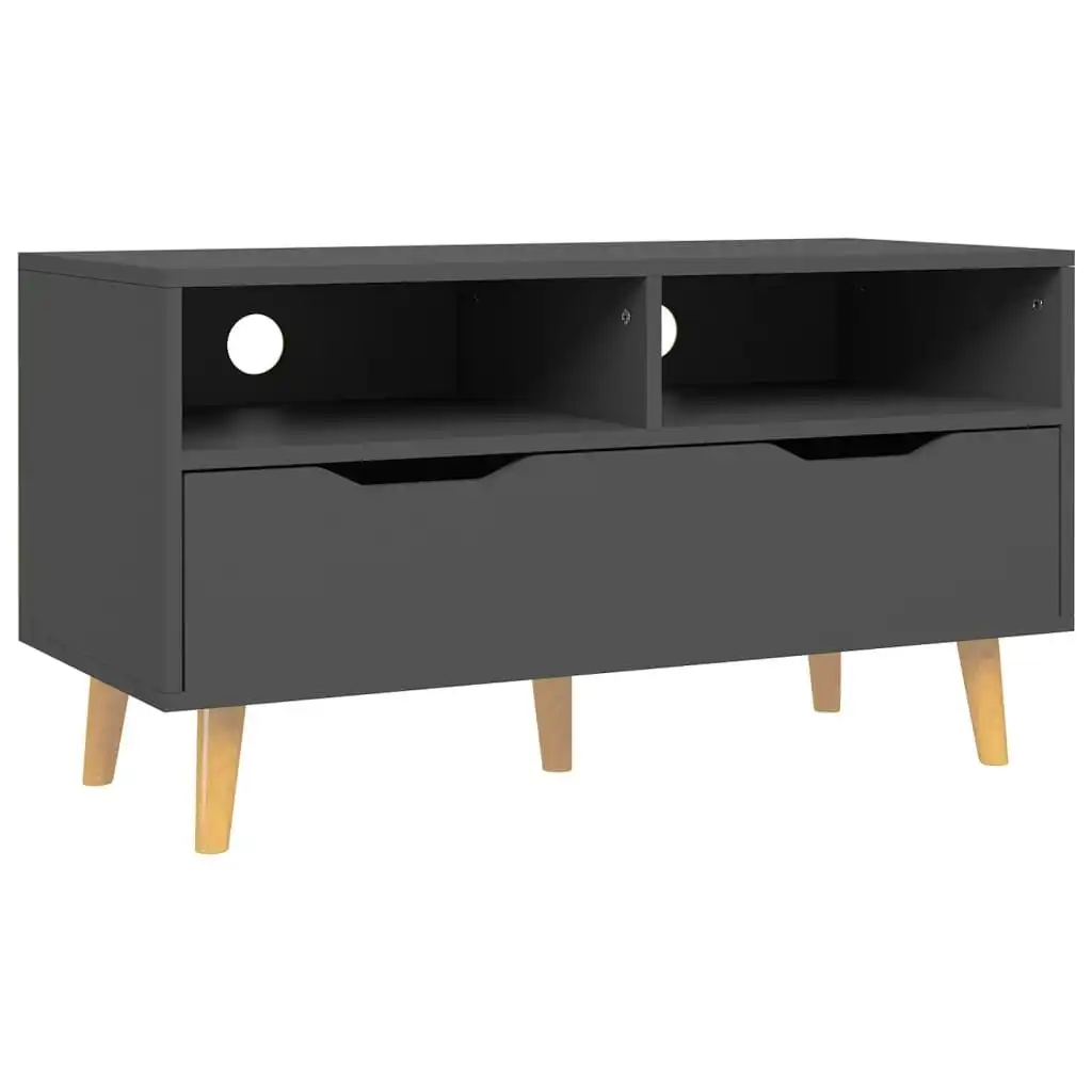 TV Cabinet Grey 90x40x48.5 cm Engineered Wood 326779