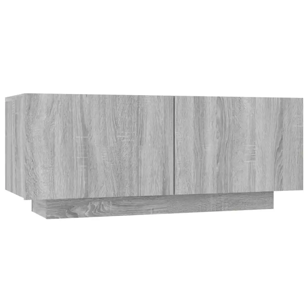 TV Cabinet Grey Sonoma 100x35x40 cm Engineered Wood 815718